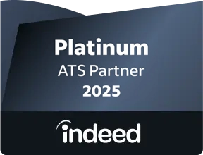 Indeed logo with partner badge