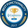 capterra award best functionality